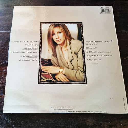Barbra Streisand A Collection Greatest Hits vinyl LP