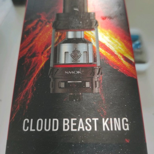 Cloud Beast King Smok TFV12 black steel used