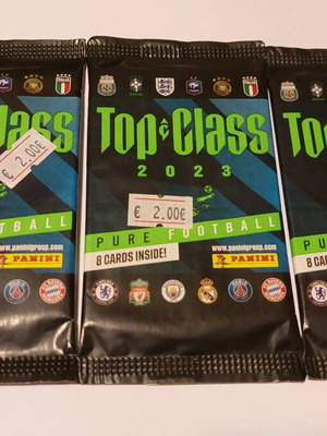Top Class 2023 Pure Football Panini new, pack of 3 booster packs