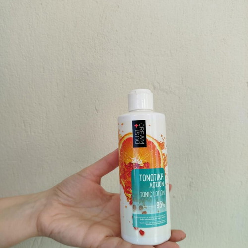 Dust+Cream Natural Love Tonic Lotion 200ml nearly unused with orange and pomegranate