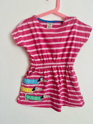 Frugi καλοκαιρινό φόρεμα μεταχειρισμένο 3-4 ετών ροζ