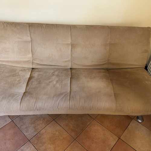Sofa bed Entos 3-seater like new, ecru color