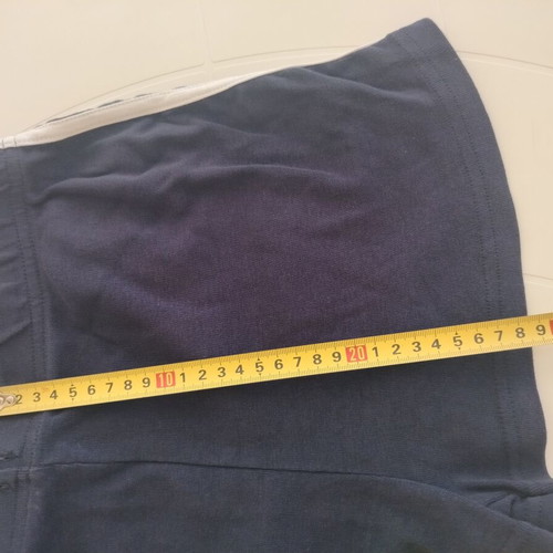 Dorothy Perkins Navy Blue Mini Shorts with White Stripes like new