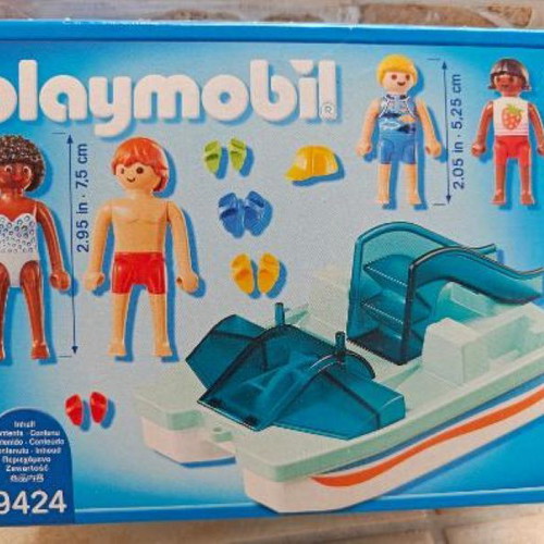 Playmobil 9424 Sea Pedal Boat with Slide new