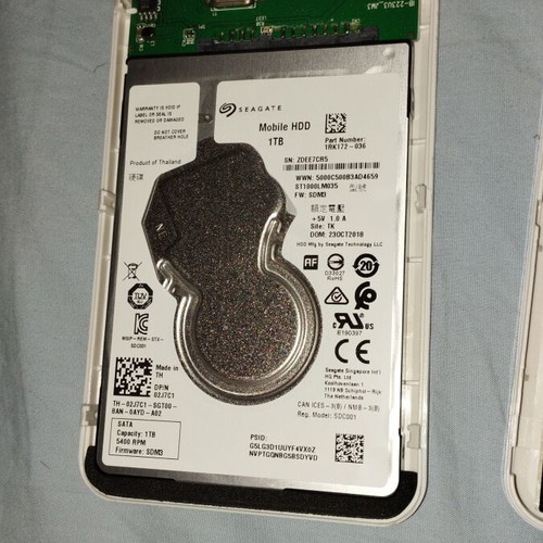External hard drive 1TB