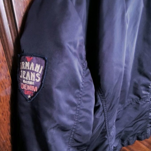 Armani Jeans men's medium jacket used, dark blue
