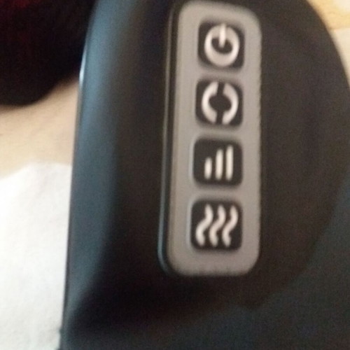 Shiatsu neck and body massager like new with 12V 2.5A power supply