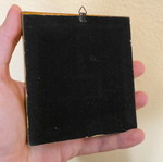Mini lithograph frame with landscape used