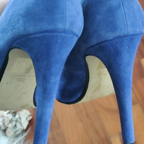 Office London pumps like new, blue, size 40