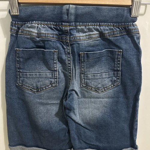 Mothercare 3-Piece Boys' Set like new, check shirt and denim shorts