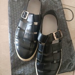 Philippe Lang leather men's shoes used, size 43, black