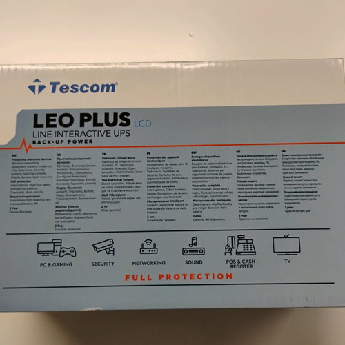 Tescom UPS Leo Plus LCD new