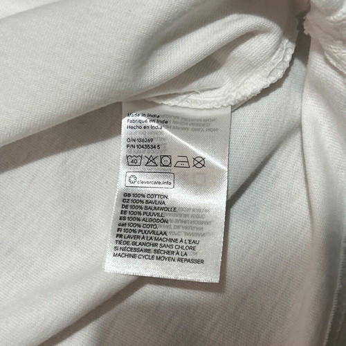 H&M White Long-Sleeve Shirt Like New, Size L