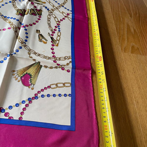 Silk scarf LORIS AZZARO Paris like new