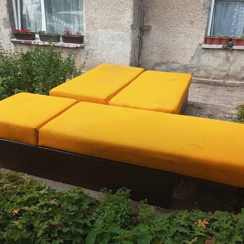 Corner sofa used, bed size 230x145 cm