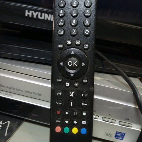 Hyundai 32-inch TV used with remote control