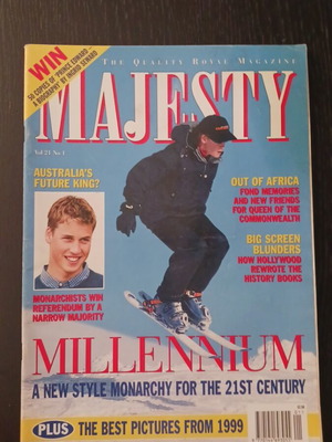 Royal Magazine Majesty Millennium January 2000