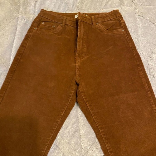 Pull & Bear corduroy pants like new, brown, size M