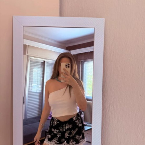 Summer black and white shorts with lace trim like new