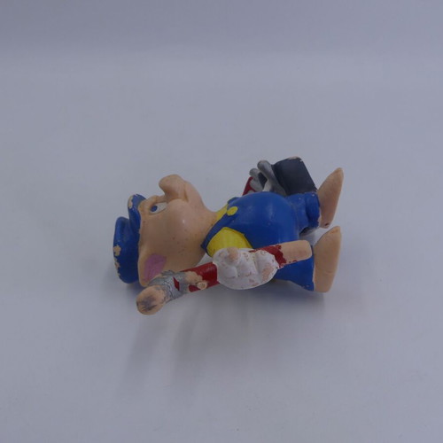 Vintage Practical Pig 2" PVC figure by Bullyland Disney used