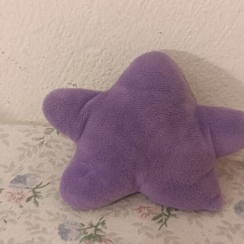 Plush pet toy set with squeaker mechanism, like new, 5 pieces