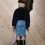 Bratz doll collectible, brown, large, like new