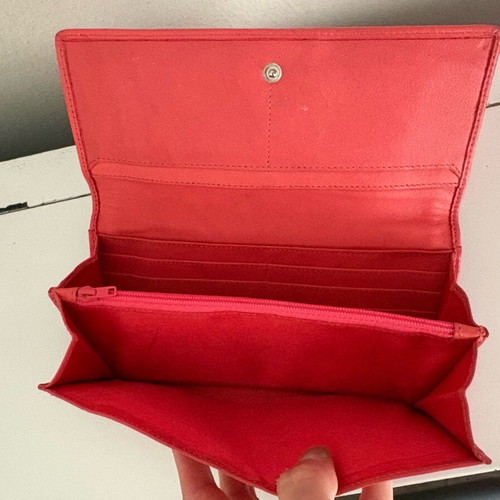 Fiorelli wallet like new, red and orange