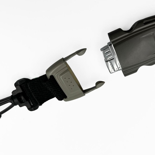 Champ lighter with carabiner and rechargeable electronic gas