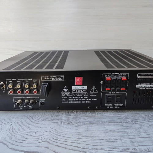 Akai AA-A35 vintage computer controlled receiver used with transformer