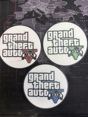 Σετ 3 σουβέρ GTA V 3D εκτύπωσης, 3 τεμάχια