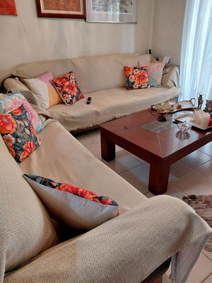 Sofa set used, two-seater and three-seater