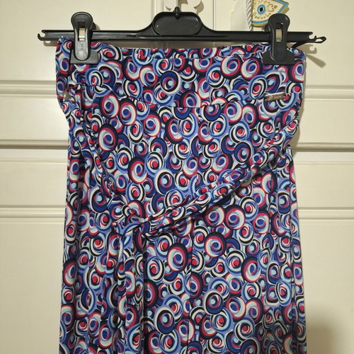 High-waist pants colorful, new, size M 38 10