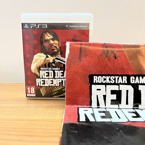 Red Dead Redemption PS3 game used with booklet and map