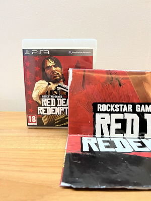 Red Dead Redemption PS3 game used with booklet and map
