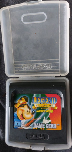 SEGA GG GAME GEAR LEGEND OF ILLUSION STARRING MICKEY MOUSE