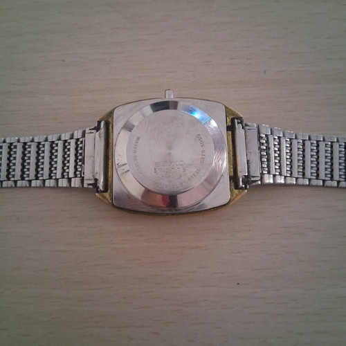 Vintage Seiko Automatic 21 Jewels men's watch used, gold tone