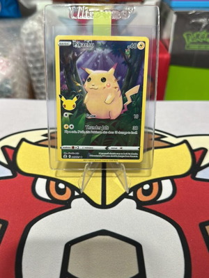 Pikachu Celebrations 2021 Art Pokémon Card Holographic Like New