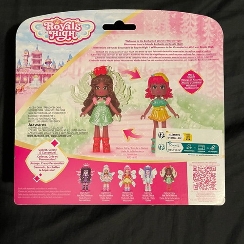 Royale High Nature Fairy 3 Inch Doll New