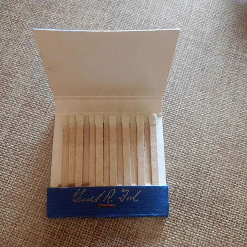 White House Collectible Matchbooks Set of 3 with President Gerald Ford Signature