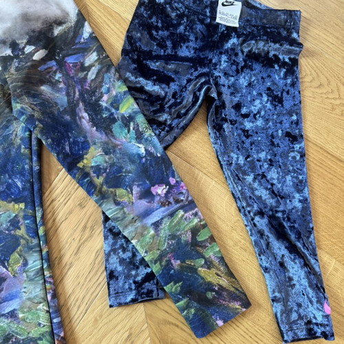 Chic Mess and Nike kids leggings, size 4, pack of 5