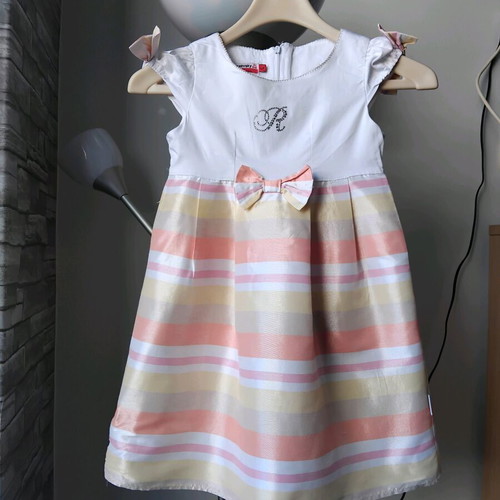 Raxevsky dress 6 years like new, white multicolor