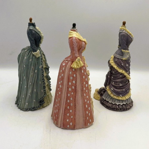 Victorian Fashion Series set of 3 collectible figures like new, vintage miniatures