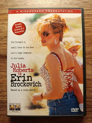 Erin Brockovich DVD like new with Greek subtitles