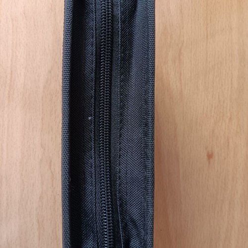 Protective case used with zipper, black