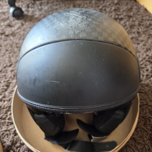LS2 OF597 Carbio Carbon Helmet used, matt carbon, size Medium