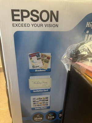 Epson Aculaser C1100 printer new without drum and toner