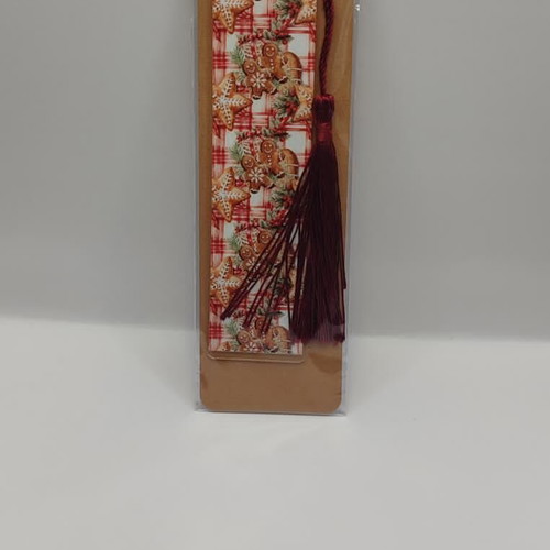 Handmade festive bookmark new