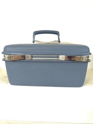 Samsonite vintage μπλε βαλιτζάκι σαν καινούργιο για nail artists