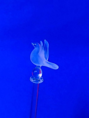 Συλλεκτικός αναδευτήρας Swizzle Stick 33εκ. καινούργιος Albedo Art glass
