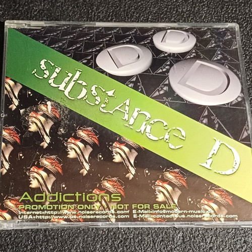 Substance D. Addictions CD used, metal
